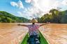 Fiume di Nam Ou nel Laos