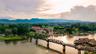 Pont de la rivière Kwaï en Thailande