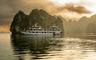 Sunset cruise Halong bay Vietnam