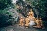 Buddha alla collina di Phou Si Luang Prabang laos