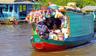 Mercato di galleggiante Kampong Phluk lago di Tonle Sap Siem Reap cambogia