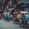 Promenade en cyclo pousse dans Hanoï