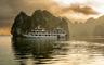 Sunset cruise Halong bay Vietnam