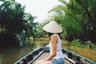 Taking a boat ride Mekong Delta