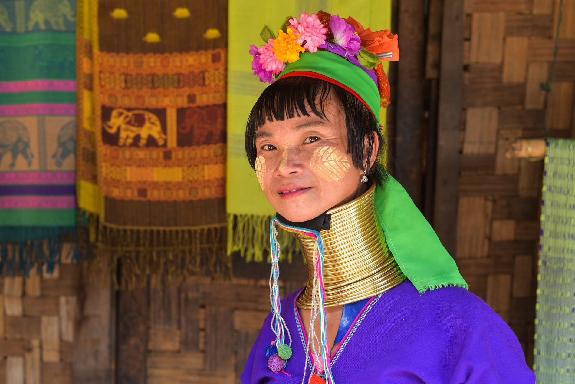 Donne giraffa Padong Karen Thailandia