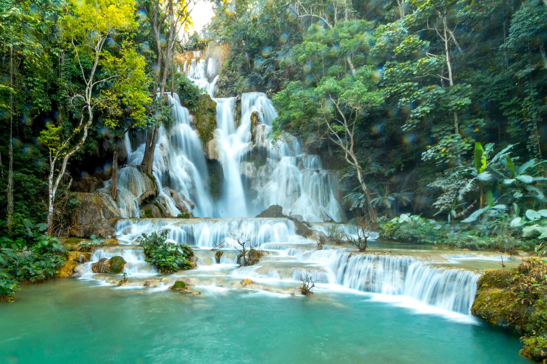 Luang Prabang waterfall Tad Sae Laos