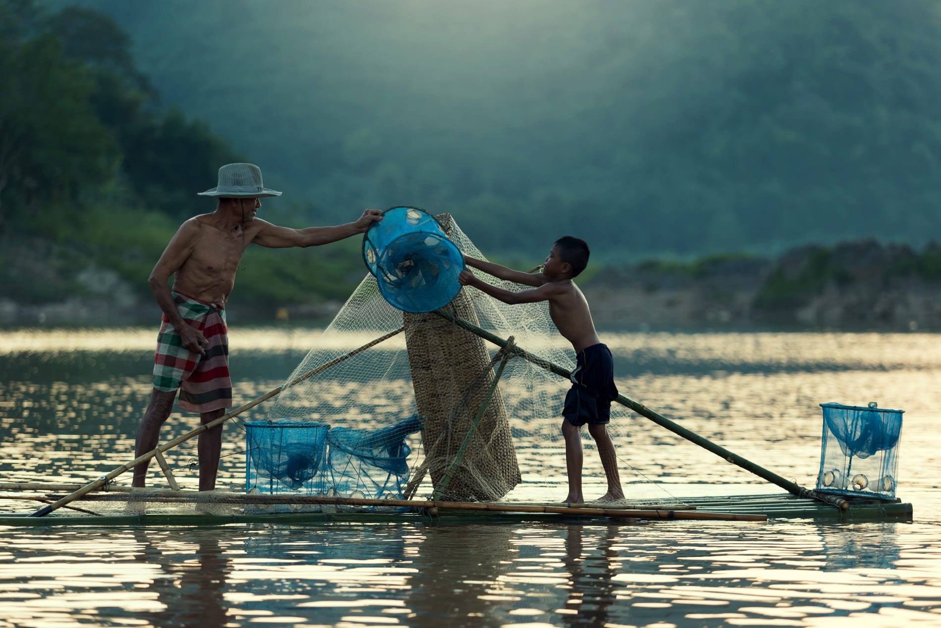 Mekong river Laos