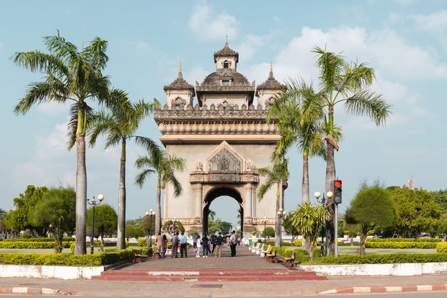 Monument Patuxai au Laos