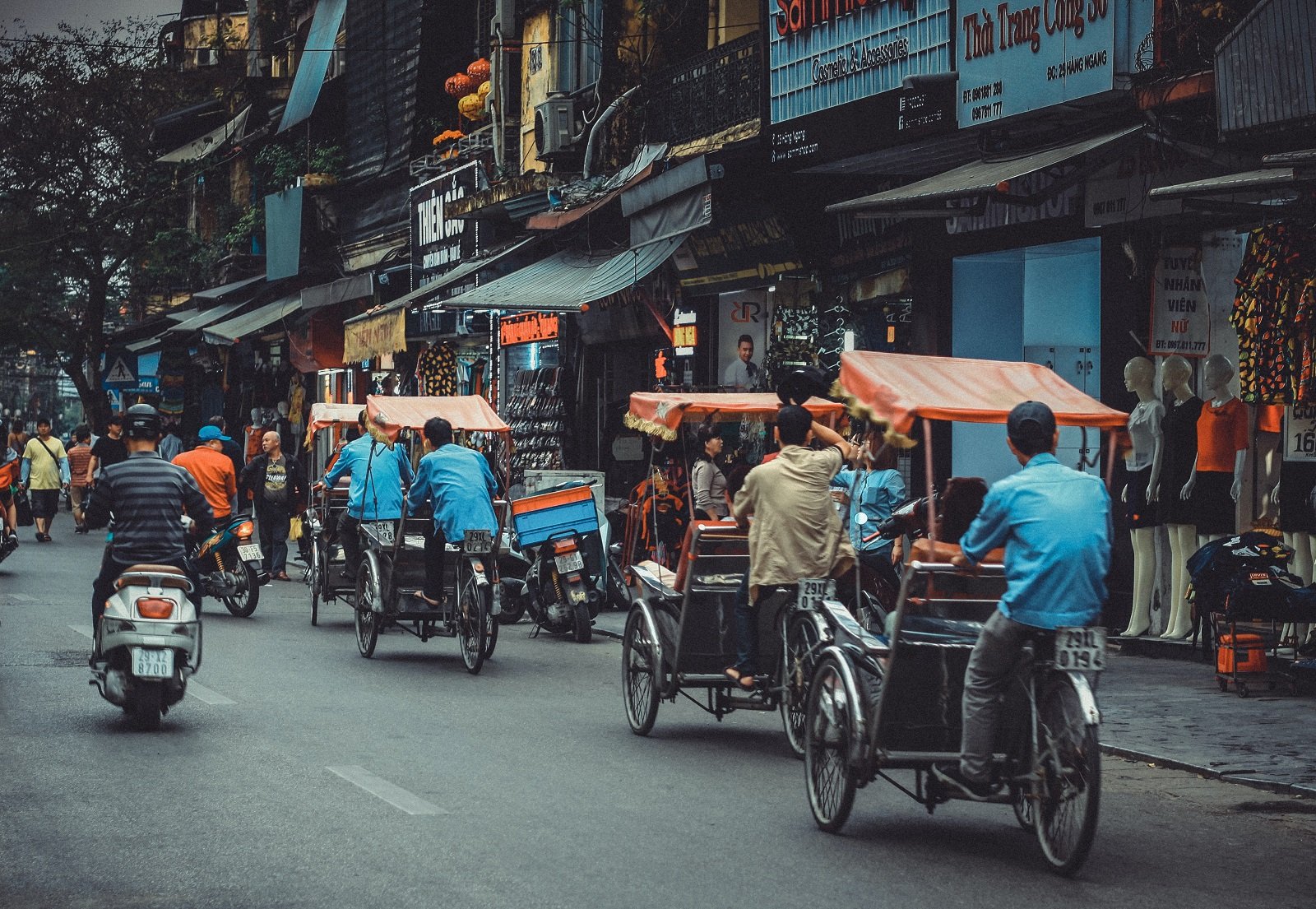 Riscio quartiere vecchio Hanoi