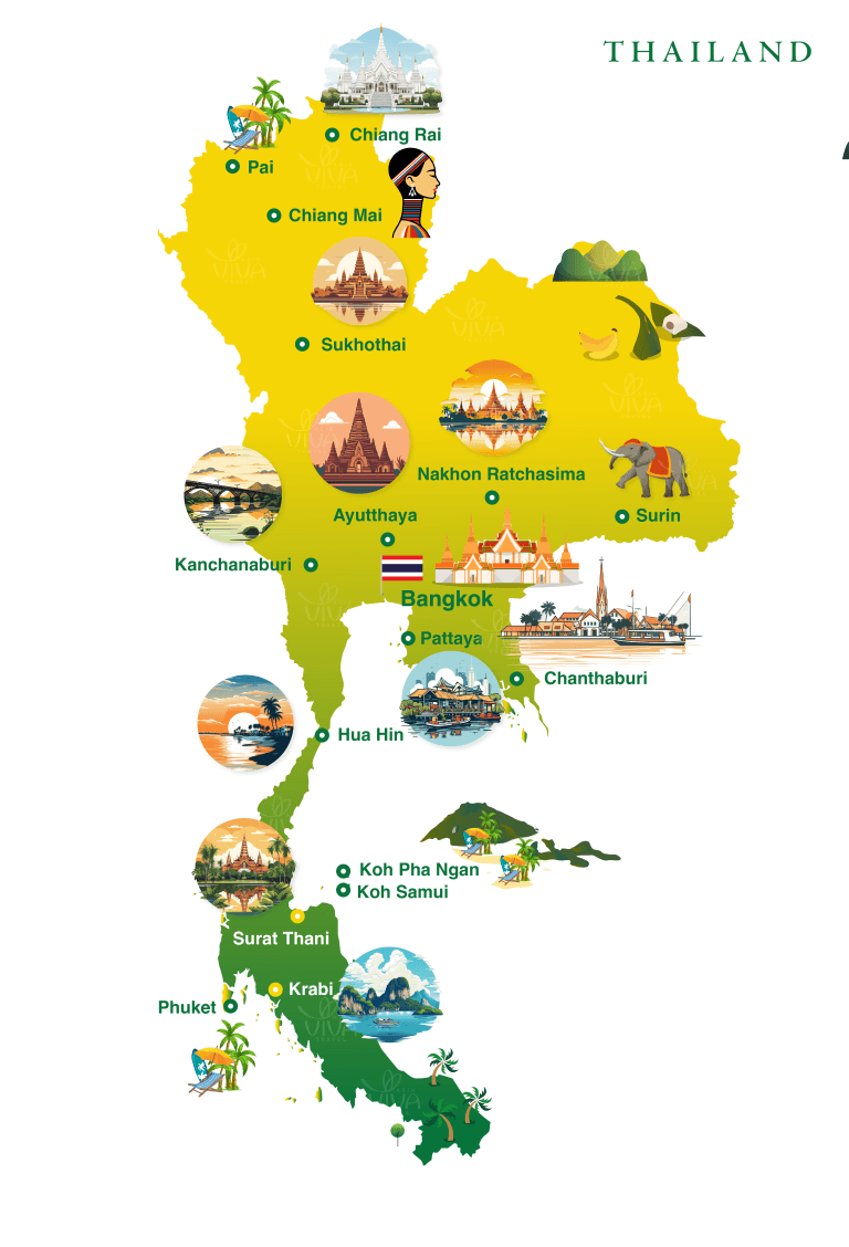 Thailand Map