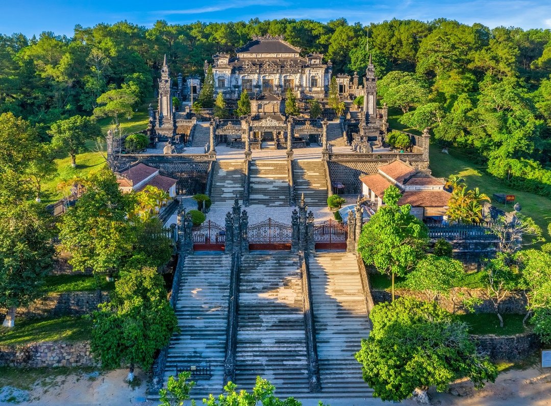 the Royal Tomb of Khai Dinh Hue