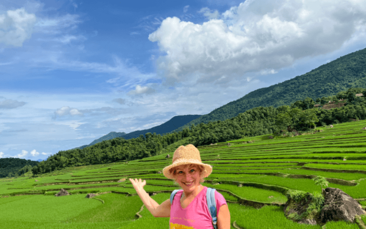 Un voyage mémorable en août à Pu Luong avec Mme Virginie et des amis