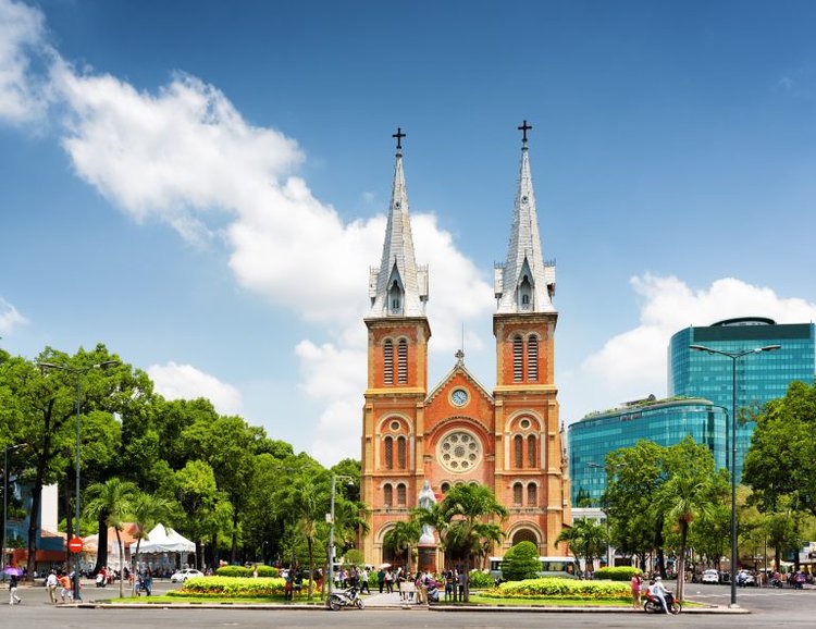 Basilica di Notre Dame di Sai Gon Vietnam