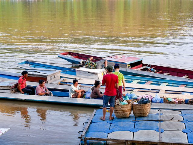 Fiume di Mekong Laos