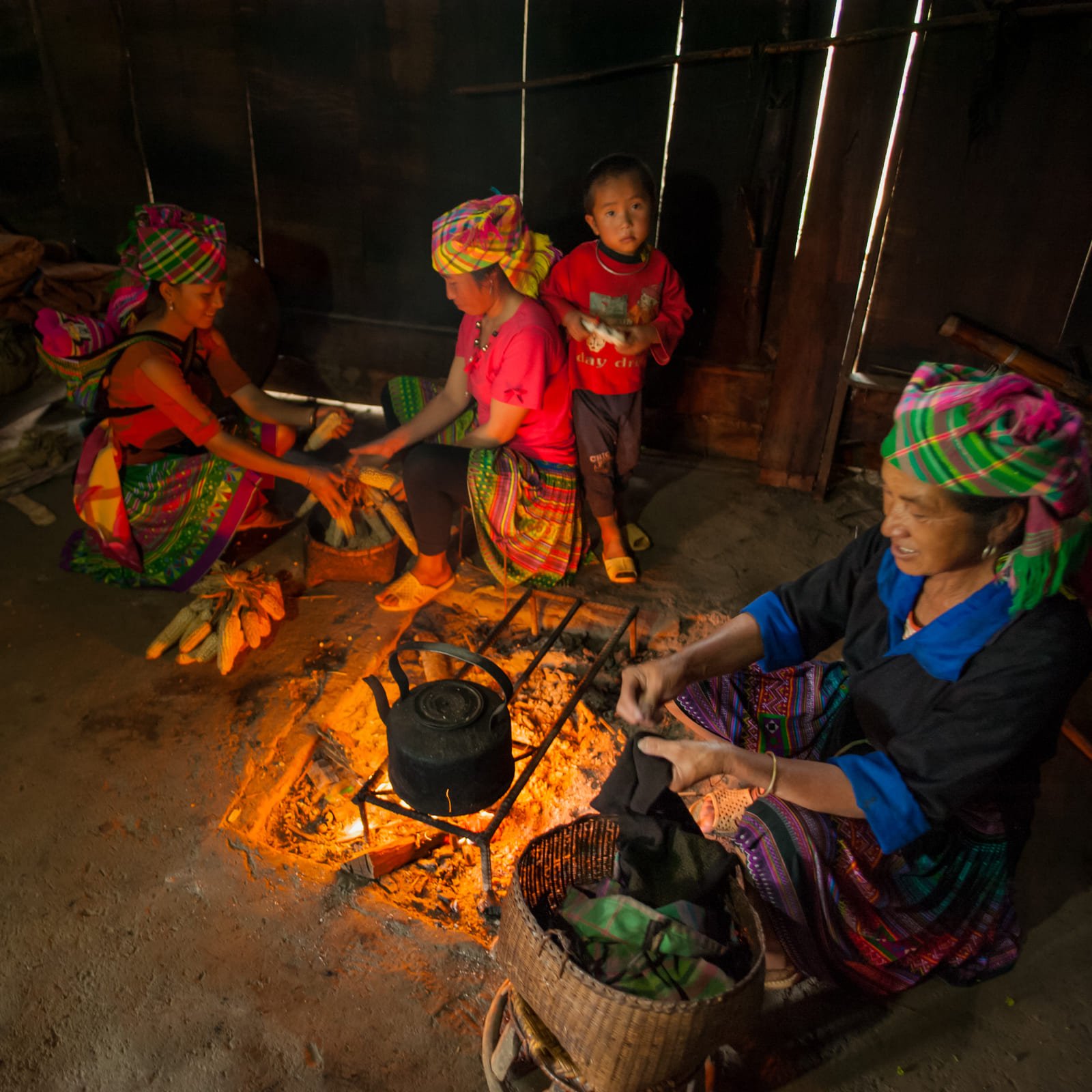 Hmong women carry out their daily responsibilities Vietnam