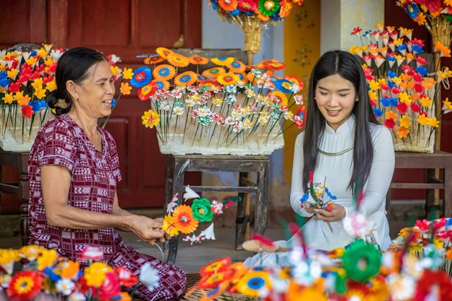 Il villaggio di Thanh Tien Hue Vietnam