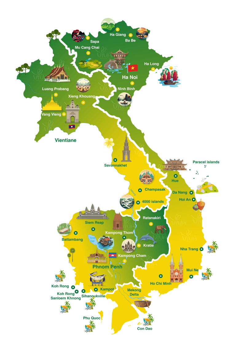 Mappa Indocina