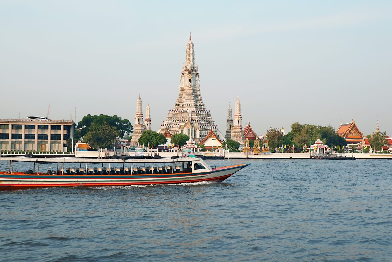 La Rivière Chao Phraya à Bangkok en Thailande