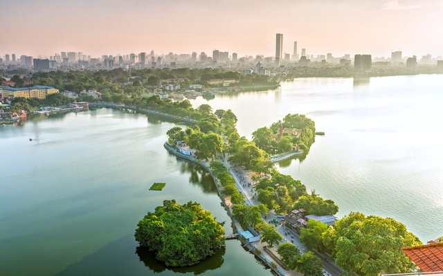 Lac de l'Ouest Hanoi Vietnam