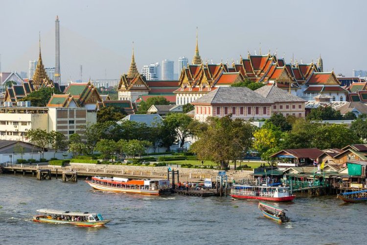 Le Palais Royal de Bangkok en Thailande