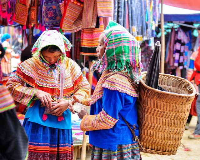 Le marché ethnique de Bac Ha