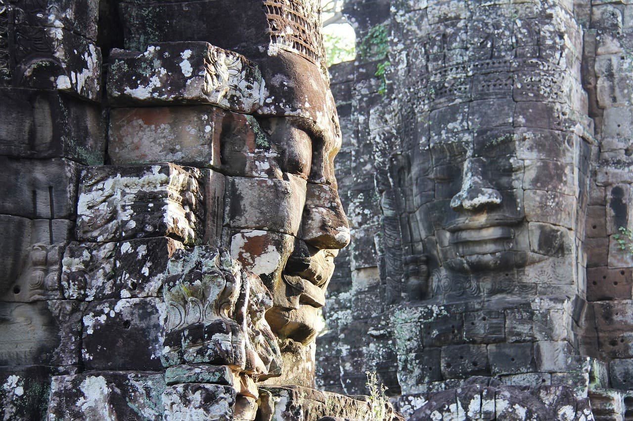 Le temple Bayon au Cambodge