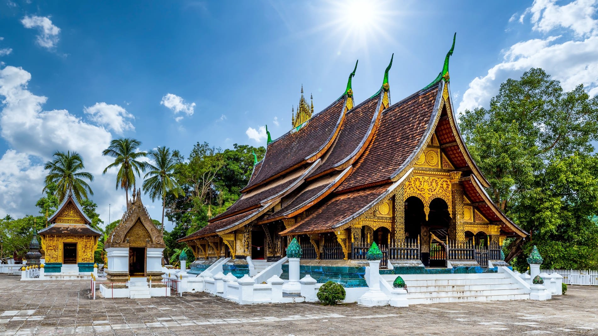 Le temple de Wat Xieng Thong a Luang Prabang Laos