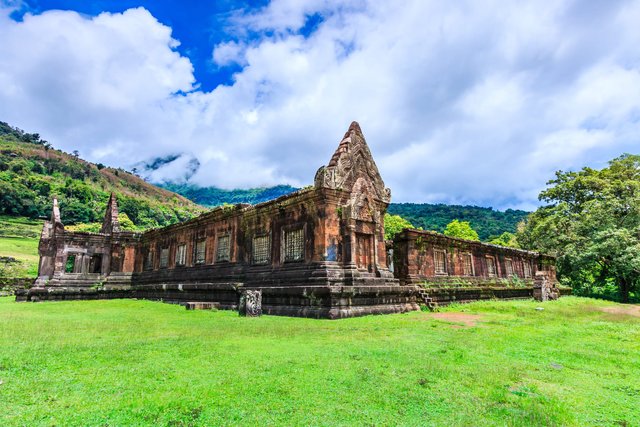 Le temple du Wat Phu au Laos