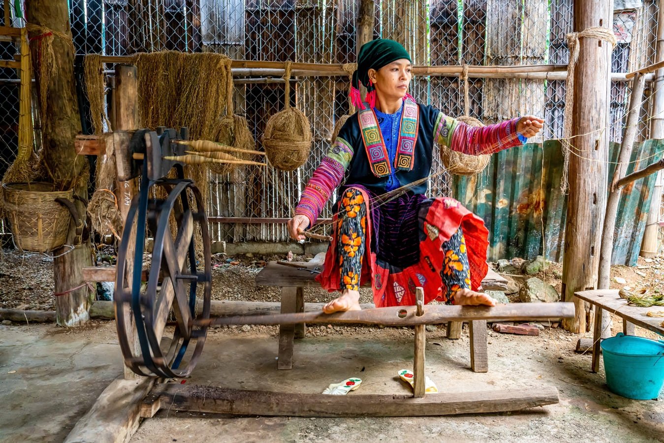 Le village de tisseurs de lin de Lung Tam Ha Giang Vietnam