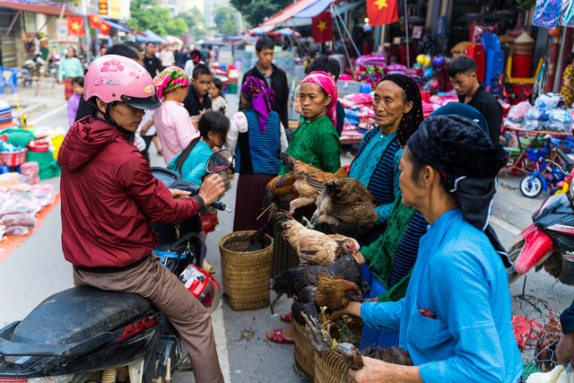 Meo Vac market Ha Giang Vietnam