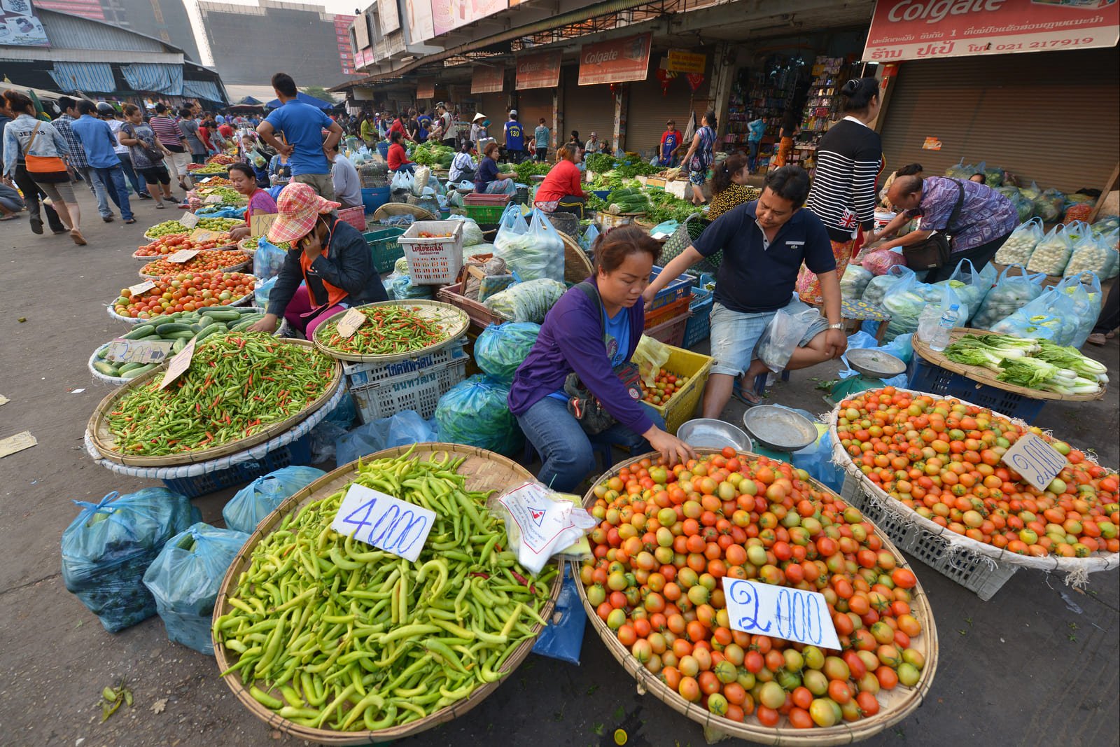 Market-Vietiane-Laos