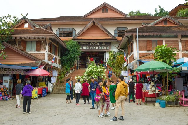 Musée de l'opium chiang saen Thailande