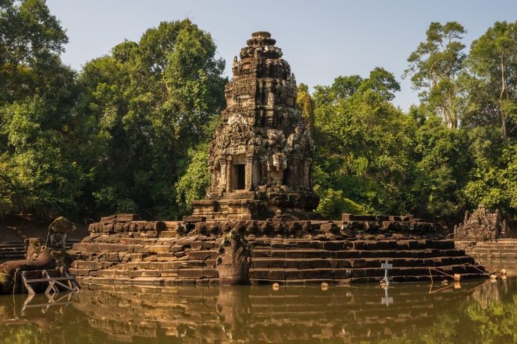 Neak Pean Temple at the Angkor Wat