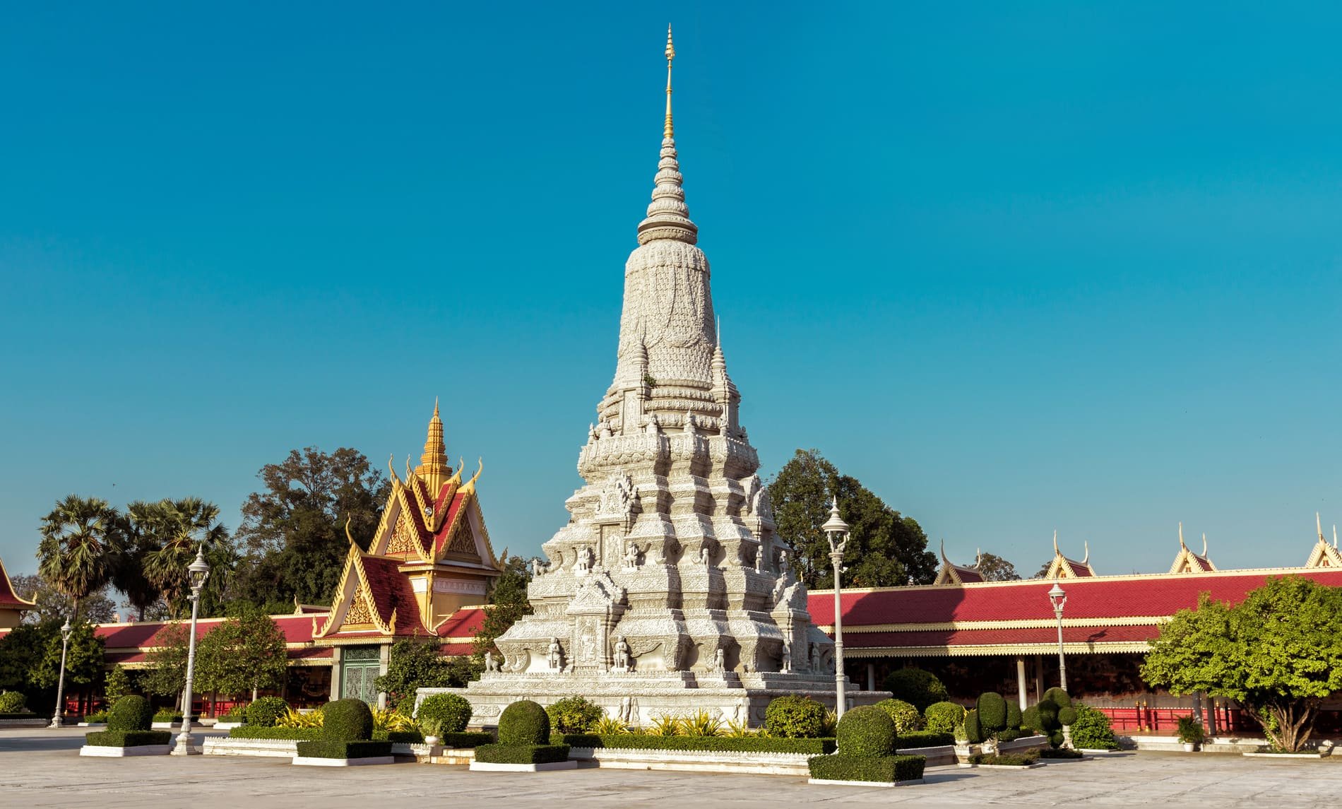 Pagode d'argent à Phnom Penh