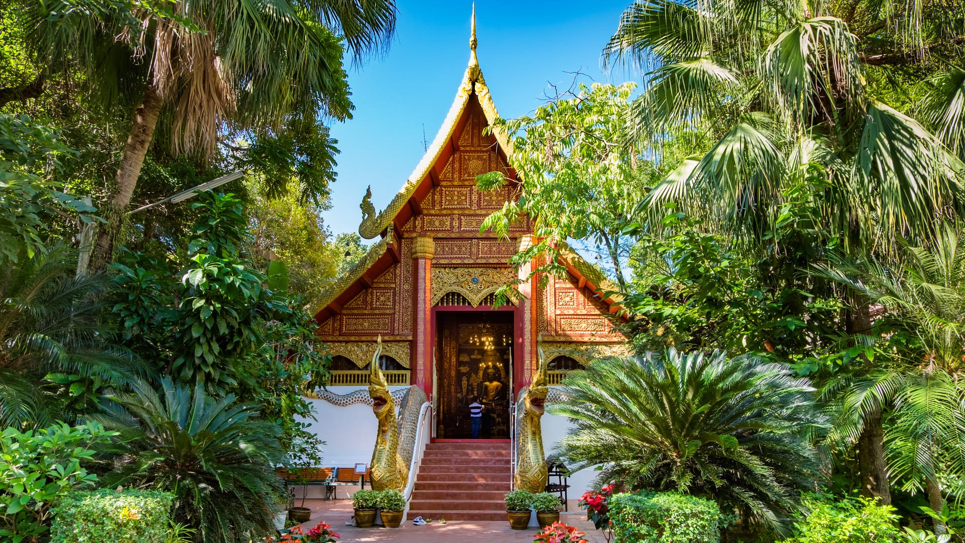 Tempio Wat Phra Kaew Chiang Rai Thailandia