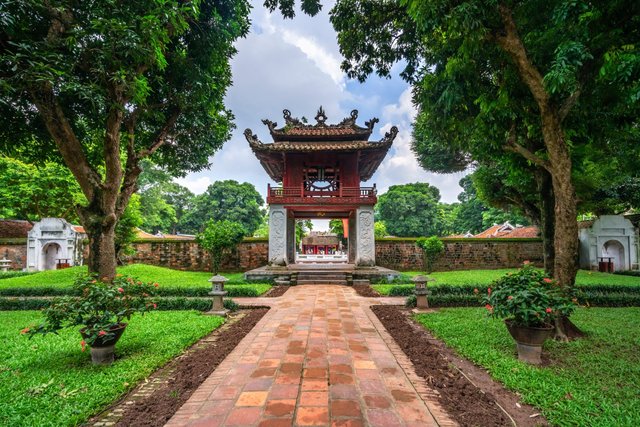 Tempio di Letteratura Hanoi Vietnam