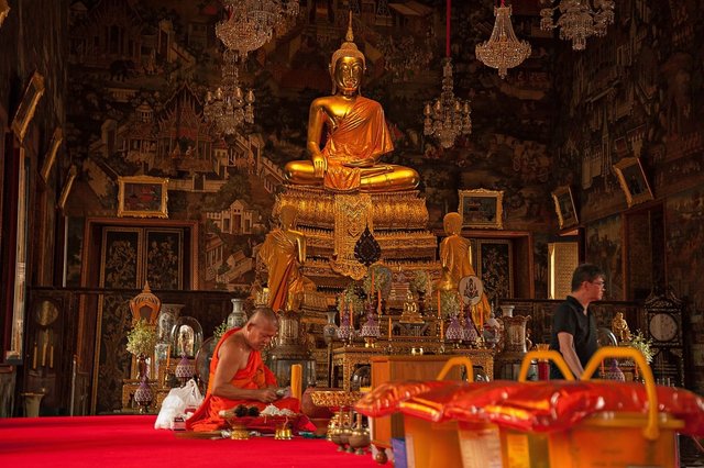 Temple Wat Arun à Bangkok en Thailande