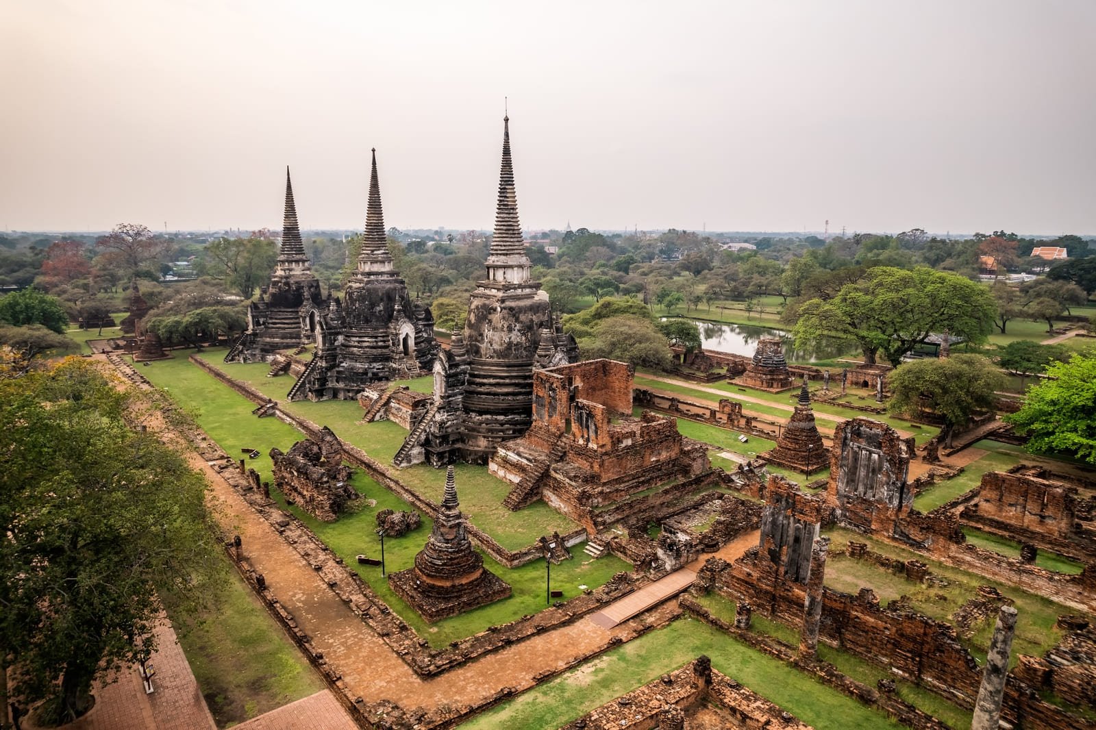 The beautiful of Ayutthaya temple Thailand