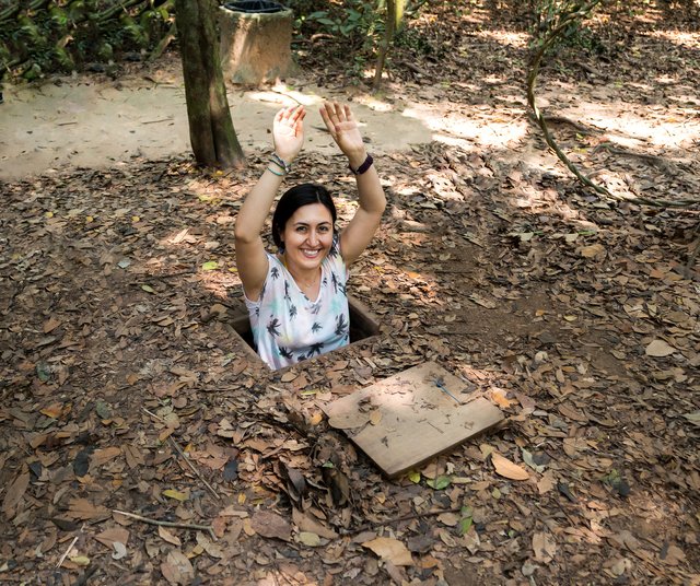 Tunnel di Cu Chi Vietnam