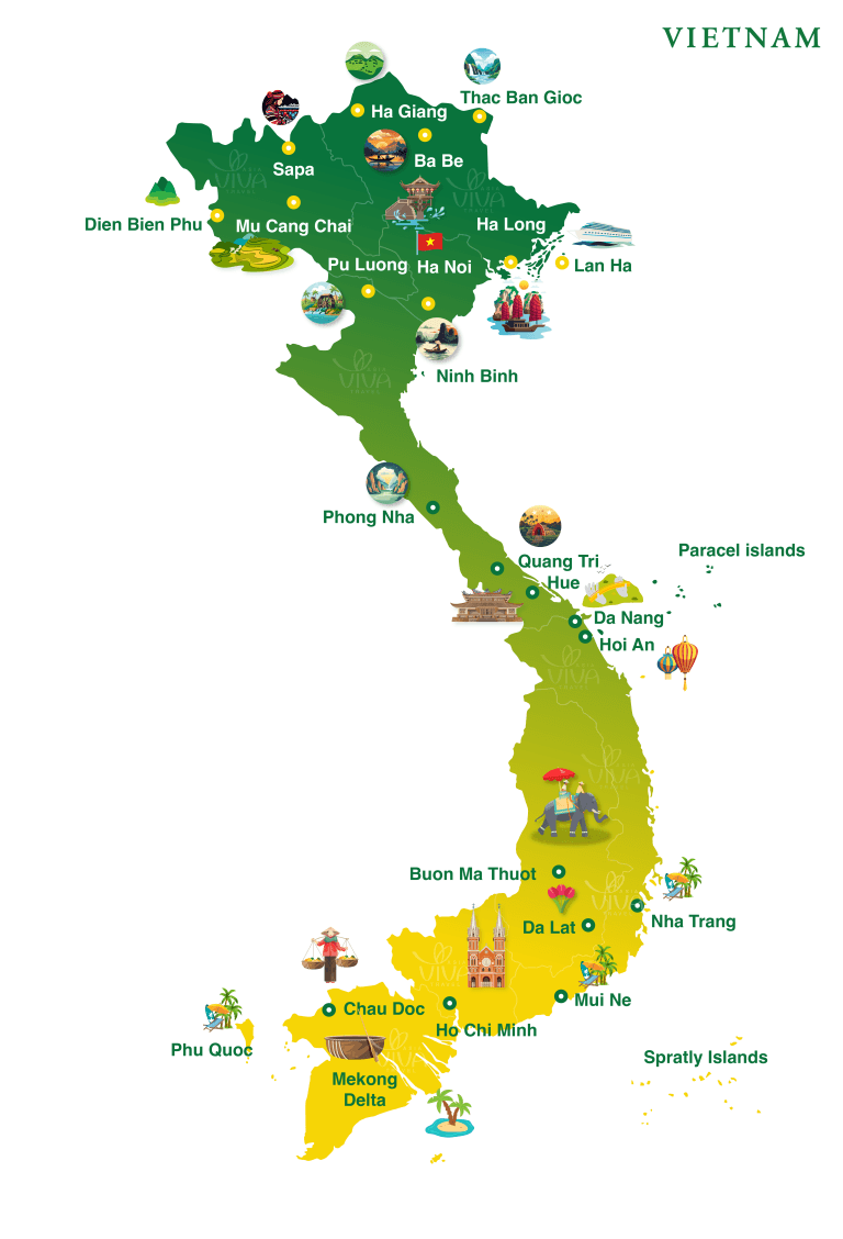 carte vietnam