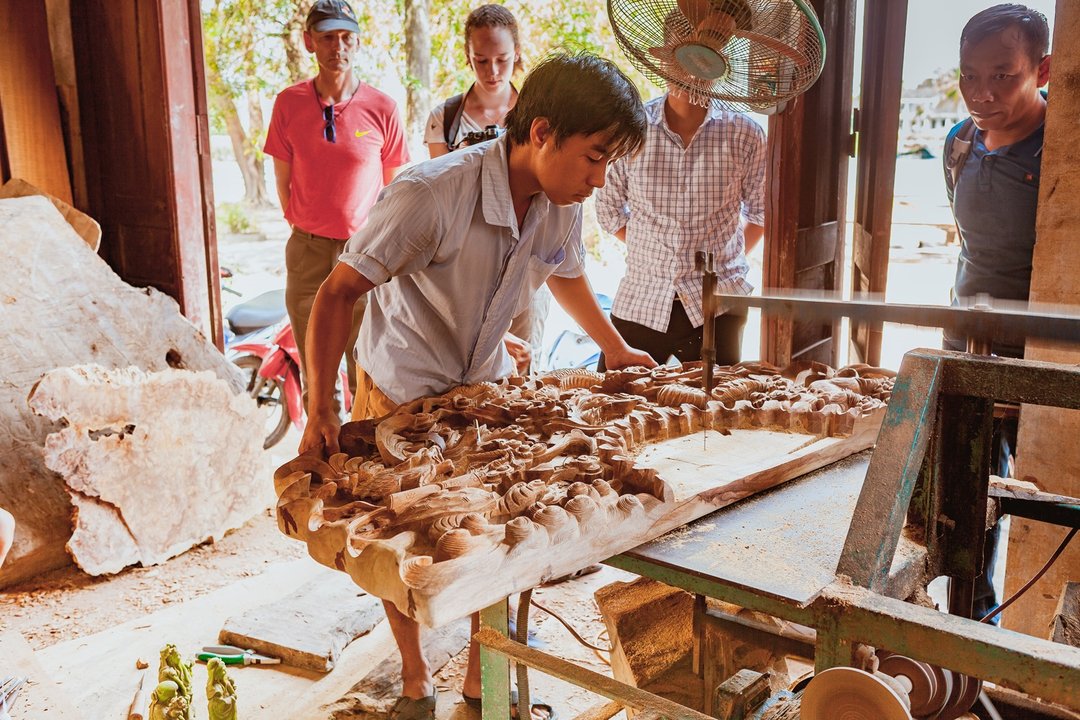 Hoi,An,,Vietnam,-,March,19,,2017:,Carpenter,In,Rural