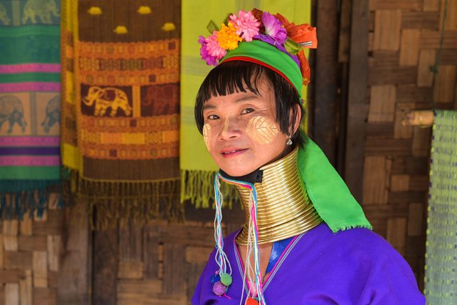 Women Giraffles in the Padong Karen Village