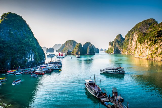 baie d'halong au Vietnam