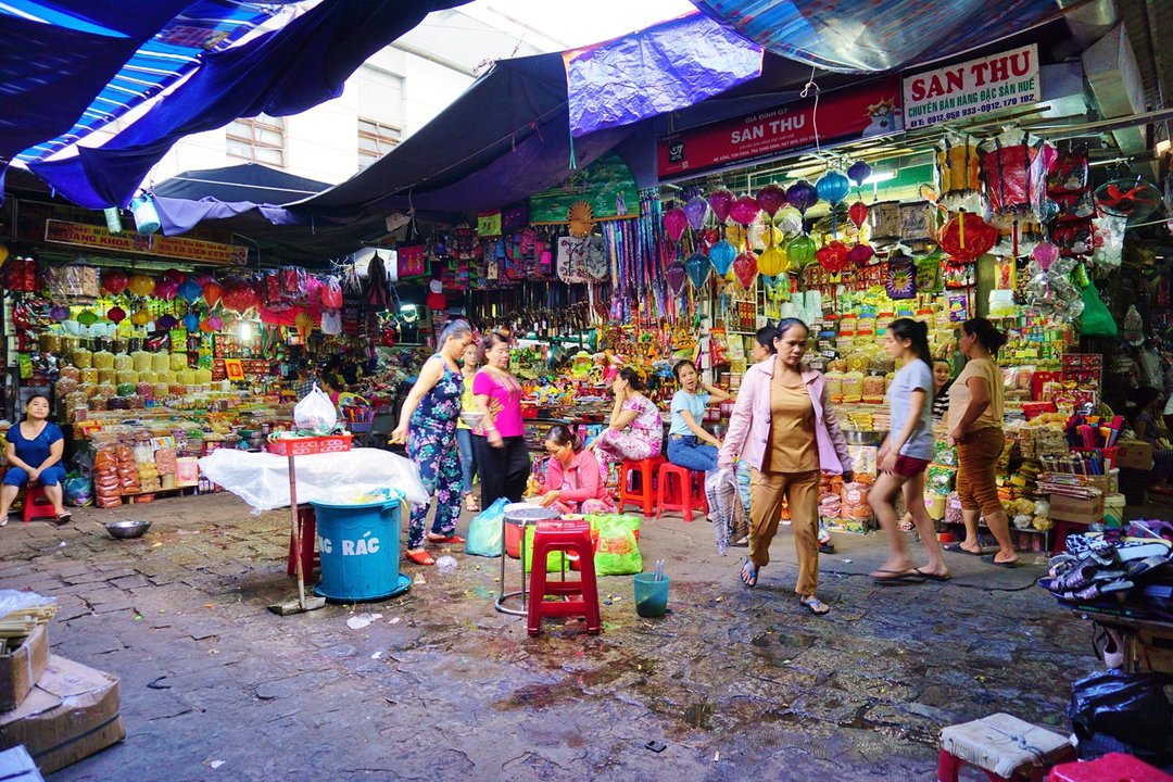 le marché de Dong Ba de Hue