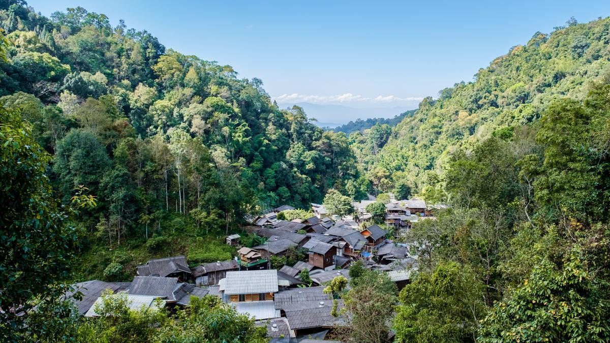 Village de Mae Kampong thailande