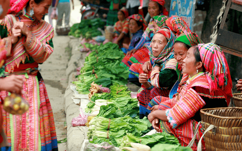 marché à Ha Giang