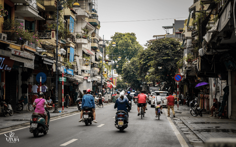 Le moto sono molto popolari in Vietnam