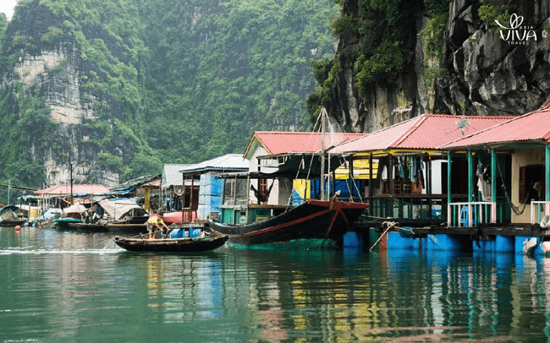 Il villaggio di pescatori di Cua Van