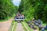 Discover bamboo train Battambang Cambodia