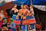 Mercato locale di persone etniche Bac Ha Vietnam